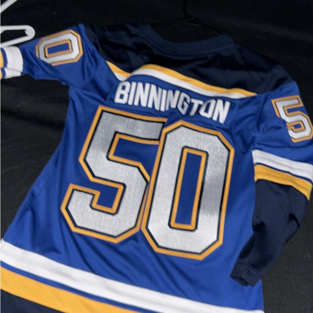 Reebok Official Fanatic Binnington St. Louis Blues Jersey